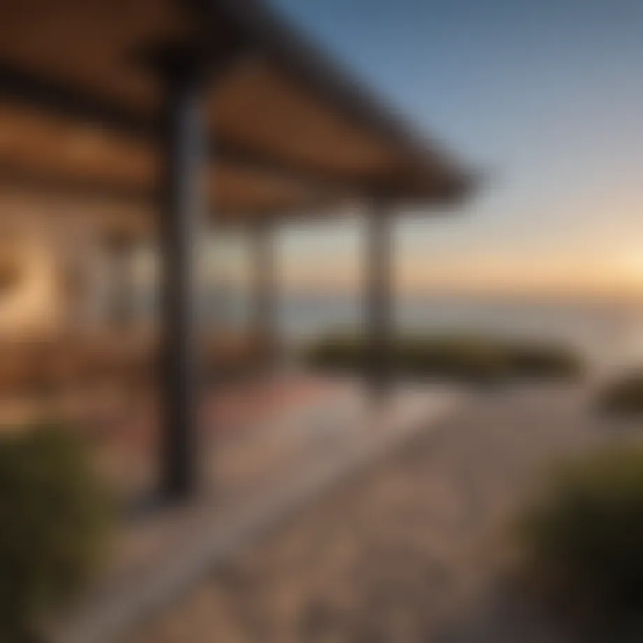 Charming beachfront furnished rental with ocean views