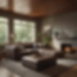 Cozy room showcasing urban decor