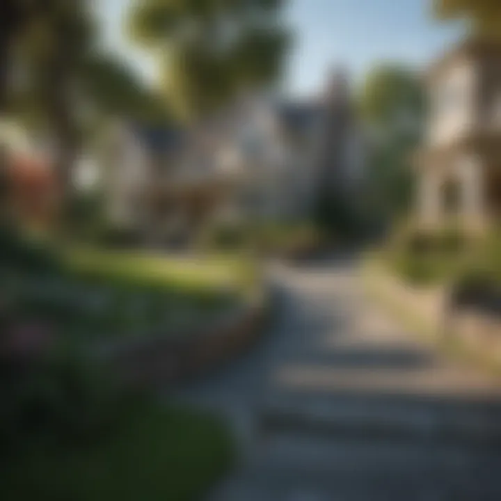 Scenic neighborhood view showcasing Westchester's charm